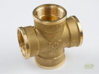 Kreuzstück Messing blank 5/4"