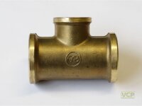 T-Stück Messing blank 1/2" x 3/8" x 1/2"