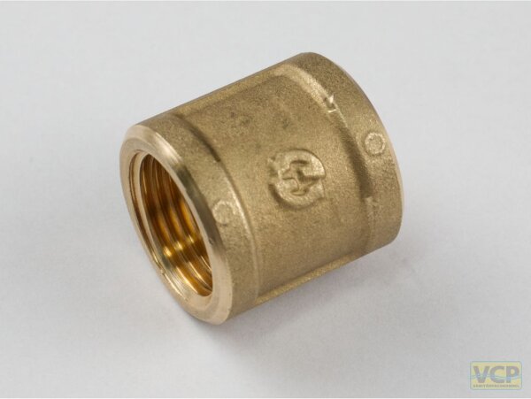 Muffe Messing blank 1/2"