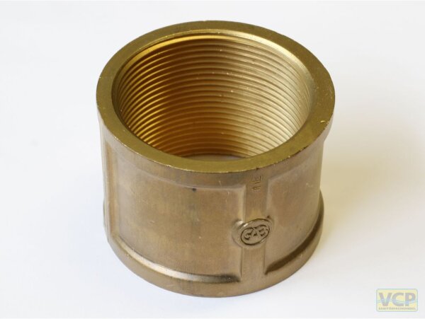 Muffe Messing blank 2"