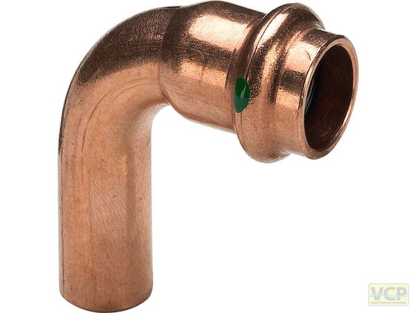 Viega Bogen 90 Grad mit SC Profipress 2416.1 in 22mm Kupfer