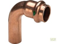 Viega Bogen 90 Grad mit SC Profipress 2416.1 in 28mm Kupfer