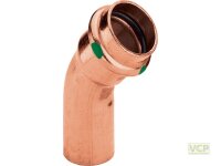 Viega Bogen 45 Grad mit SC Profipress 2426.1 in 18mm Kupfer