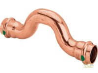 Viega Überbogen mit SC Profipress 2428 in 22mm Kupfer