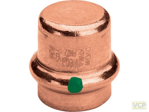 Viega Verschlusskappe mit SC Profipress 2456 in 15mm Kupfer