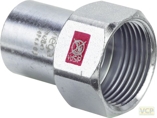 Viega Einsteckstück Prestabo 1112.1 in 18mm x Rp1/2" Stahl verzinkt