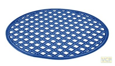 Spülbeckenmatte rund blau Ø33cm