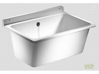 Waschtrog aus Kunststoff weiß B 61, T 45,5, H 28,5 cm