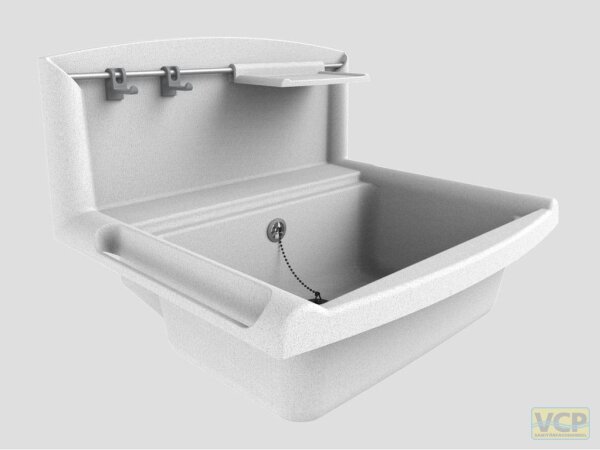 Multiset-Funktionsbecken granit B 55,5, T 45,5, H 41,3 cm, Kunststoff