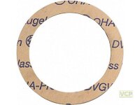 Asbestfreie Sifondichtung 6/4" 45x35x1,8mm