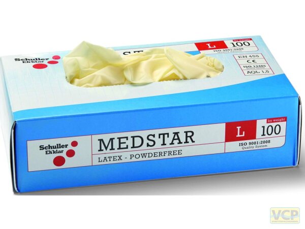 Medstar Latex-Einweghandschuhe XL 100 Stk.