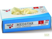 Medstar Latex-Einweghandschuhe XL 100 Stk.