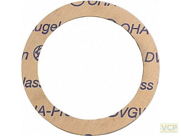 Wassermesserdichtung 1/2" 1,8x17x24mm für Heißwasser