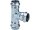 Viega T-Stück mit SC Prestabo 1118 in 18mm Stahl verzinkt