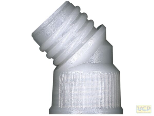 Winkelstück PVC für Kartuschen