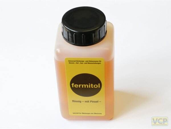 Fermit Dichtungsmittel Fermitol flüssig, Kunstharzbasis,ölbeständig, 125g Flasche