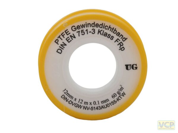 Teflon-Gewindedichtband Stärke 0,10