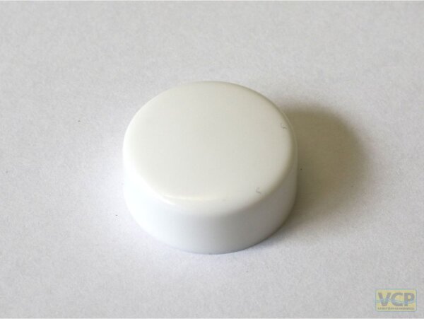 Abdeckkappe weiß für WC-Befestigung