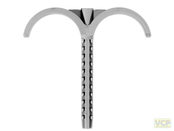 Nylon-Rohrhaken doppelt 8 x 75mm VP=50 Stk