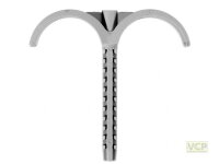 Nylon-Rohrhaken doppelt 8 x 75mm VP=50 Stk