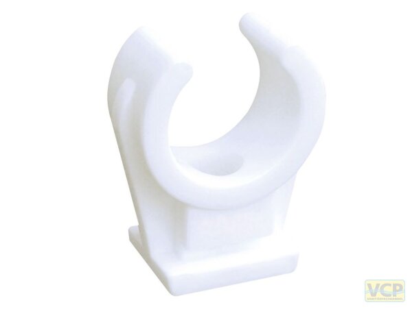 Rohr-Clip einfach 24mm mit Messing Gewinde-Hülse