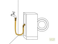 Kunststoff-Zulaufschlauch 3,5m für Wasch- und...