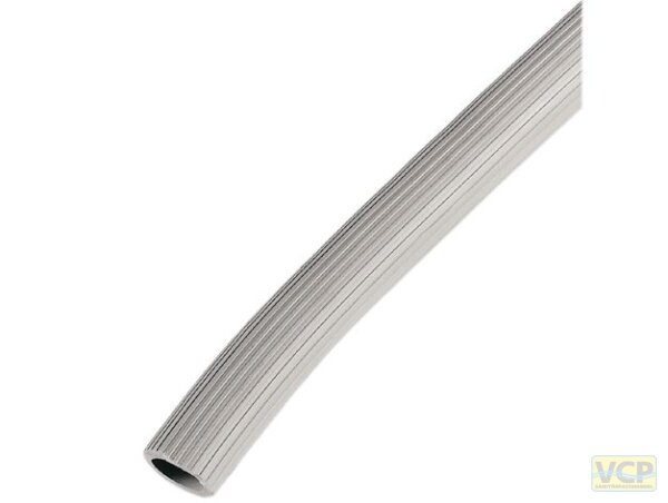 Gummi-Ablaufschlauch für Wasch- und Spülmaschinen 3/4" grau gerieft, Rolle 40m