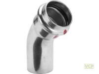 Viega Bogen 45 Grad mit SC Prestabo 1126.1 in 18mm Stahl...