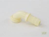 Schlauchtülle 15mm Winkelform PVC
