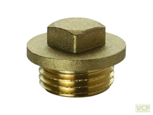 Stopfen Messing blank 1/2"