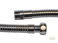 Agraffschlauch Edelstahl verchromt 3/8"ÜM x...