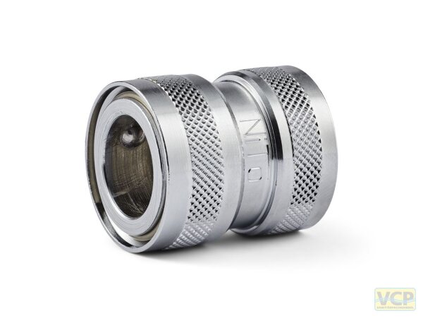 Nito-Steckkupplung 1/2"-System Messing chrom mit 3/4" Ig