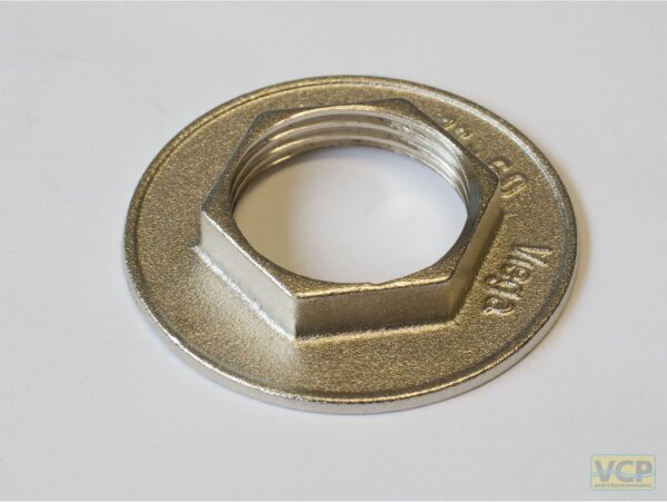 Gegenmutter Messing vernickelt 1" x 60mm