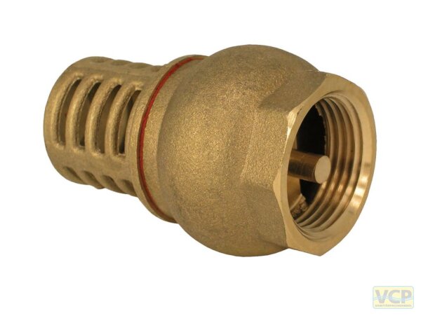 Fußventil mit 5/4" Ig Messing