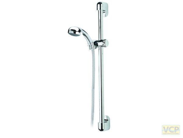 Brause-Set Modern chrom 25/ 60cm mit Duo Handbrause und Brauseschl.