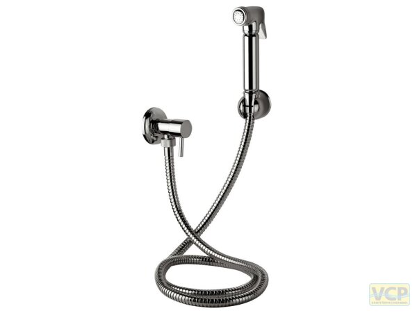 Daumen Handbrause-Set in Messing verchromt 1/2"