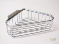 sam Eckduschablagekorb chrom 225x155x60