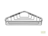 Eckseifenkorb chrom 180x130 mm