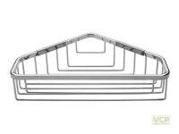 Eckseifenkorb chrom 230x160 mm