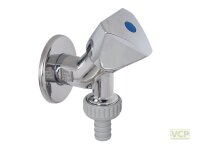 GA-Auslaufventil 1/2" Messing verchromt poliert...