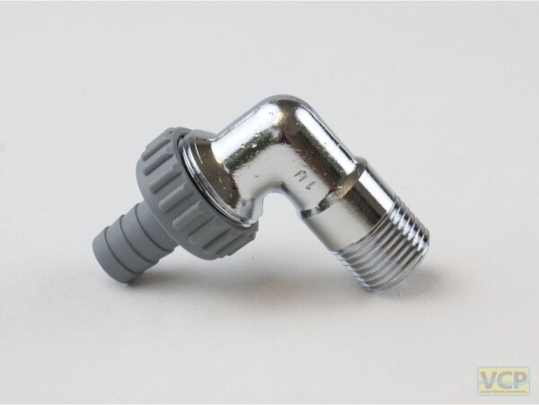 Winkel-Verschraubung 1/2" x 3/4" mit Rückflussverhinderer