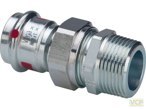 Viega Verschraubung mit SC Prestabo 1165 in 15mm x R1/2" Stahl verzinkt
