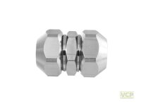 Kupplung 3/8" x 8mm doppelt chrom