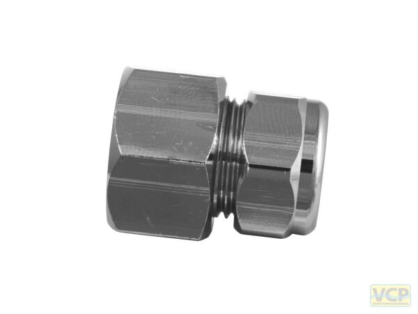 Kupplung Innengewinde 3/8" x 10mm QV verchromt