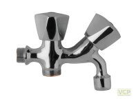 GA-Kombiventil gerade 1/2" chrom mit...