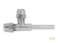 Kupplung T-Stück 2x 3/8"x10 QV x 10mm Stutzen