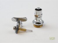 Steckschlüsseloberteil 1/2" chrom poliert mit...