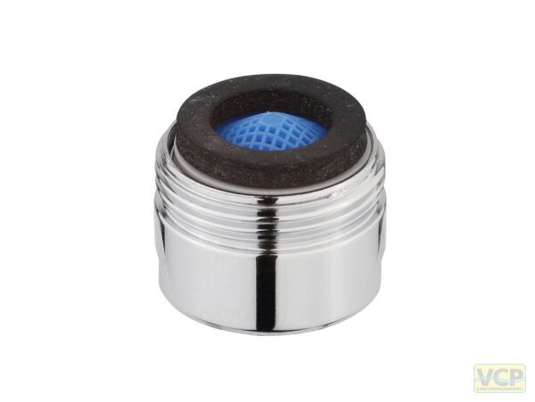 Turbulator-Strahlregler mit Sondergewinde M18x1 Ag Ø 18,0 x H 12,0mm verchromt