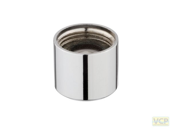 Turbulator-Strahlregler mit Sondergewinde 3/8" Ig Ø 18,5 x H 20,0mm verchromt Zylinderform