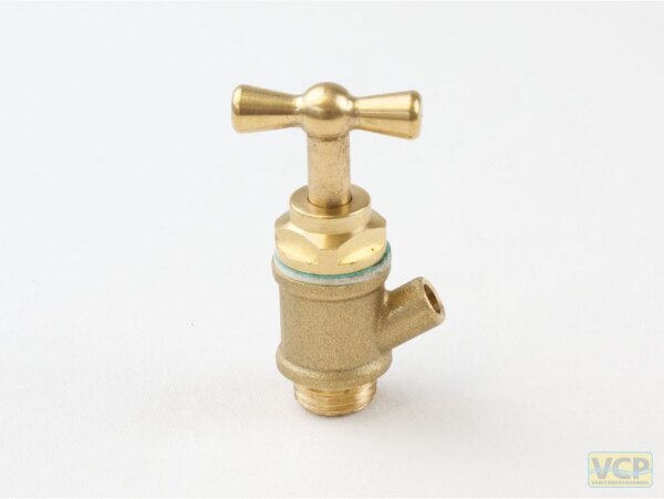 Entleerungsventil 1/4" mit Knebelgriff